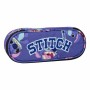 Estuche Escolar Stitch Morado 8,5 x 5 x 22,5 cm