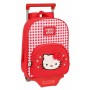 Mochila Escolar con Ruedas Hello Kitty Spring Rojo 26 x 34 x 11 cm