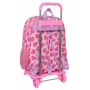 Mochila Escolar con Ruedas Barbie Love Rosa 33 x 42 x 14 cm