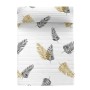 Couvre-lit HappyFriday Blanc Foliage Multicouleur 270 x 260 cm