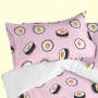 Funda de almohada HappyFriday Aware Sushi Multicolor 50 x 75 cm (2 Unidades)