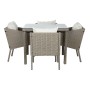 Ensemble Table + 4 Chaises Home ESPRIT 90 x 90 x 72 cm