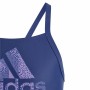 Bañador Niña Adidas Big Logo Azul