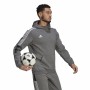 Sweat-shirt d'Entraînement pour Adultes Adidas Tiro 21 Gris clair (L)