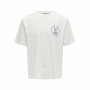 Camiseta de Manga Corta Hombre Only & Sons Onslooney Rlx Blanco