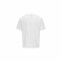 Camiseta de Manga Corta Hombre Only & Sons Mickey Rlx Cloud Dancer Blanco