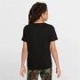 Camiseta de Manga Corta Infantil Jordan Jumpman Air Emb Negro