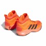 Chaussures de Basket-Ball pour Enfants Adidas Cross Em Up 5 K Wide Orange