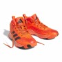 Chaussures de Basket-Ball pour Enfants Adidas Cross Em Up 5 K Wide Orange