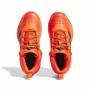 Chaussures de Basket-Ball pour Enfants Adidas Cross Em Up 5 K Wide Orange