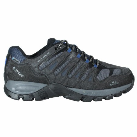 Zapatillas Deportivas Hombre Hi-Tec Corzo Low Negro Gris Waterproof