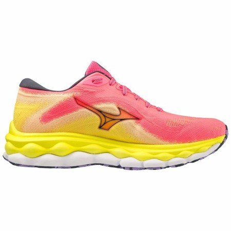 Chaussures de sport pour femme Mizuno Wave Sky 7 Rose foncé