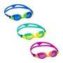 Bestway Lunettes de Natation en Silicone pour Adultes Anti-buée Couleur Assortie +14 Ans Plage et Piscine 21051