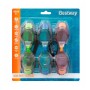 Bestway Lunettes de natation pour enfants Courroie en silicone Couleur assortie +3 ans Plage et Piscine 21080
