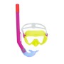 Bestway Ensemble Masque et Tube Junior Valve de Purge Couleur Assortie +7 Ans Plage et Piscine 24032