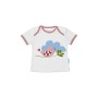 Camiseta de Manga Corta Infantil HappyFriday Mr Fox Little Birds Multicolor 6-9 Meses