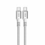 Câble USB-C vers USB-C DCU Blanc 1,5 m