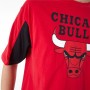 T-shirt à manches courtes homme New Era NBA MESH PANEL OS TEE CHIBU 60435481 Rouge (L)