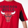 T-shirt à manches courtes homme New Era NBA MESH PANEL OS TEE CHIBU 60435481 Rouge (S)