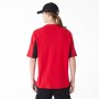 Camiseta de Manga Corta Hombre New Era NBA MESH PANEL OS TEE CHIBU 60435481 Rojo (S)