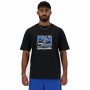 Camiseta de Manga Corta Hombre New Balance SPORT ESSENTIALS MT41593 Negro (L)