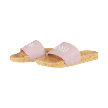 Chanclas para Mujer Munich Flat Slider Wood Effect