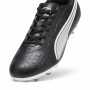 Chaussures de Football Multi-crampons pour Adultes Puma King Match MG Noir