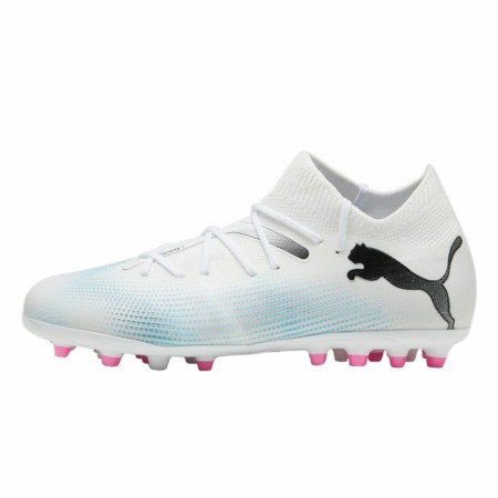 Botas de Fútbol Multitaco para Niños Puma Future 7 Match MG Blanco