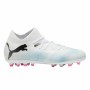 Botas de Fútbol Multitaco para Niños Puma Future 7 Match MG Blanco