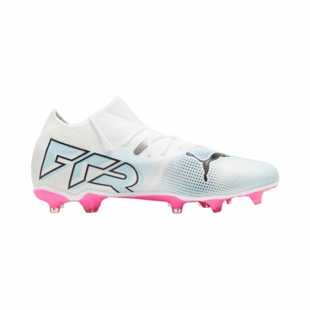 Chaussures de Football pour Adultes Puma Future 7 Match FG/AG Blanc