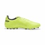 Botas de Fútbol Multitaco para Adultos Puma King Match MG Amarillo Negro