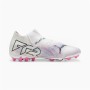 Chaussures de Football Multi-crampons pour Adultes Puma Future Ultimate MG Blanc