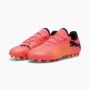 Chaussures de Football Multi-crampons pour Enfants Puma Future 7 Play MG Orange Orange Foncé