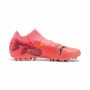 Botas de Fútbol Multitaco para Adultos Puma FUTURE 7 MATCH MG Sunset Glow Rojo