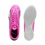 Chaussures de Futsal pour Adultes Puma Ultra Play Blanc Rose foncé Unisexe