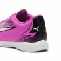 Chaussures de Futsal pour Enfants Puma Ultra Play Blanc Rose foncé Enfant Unisexe