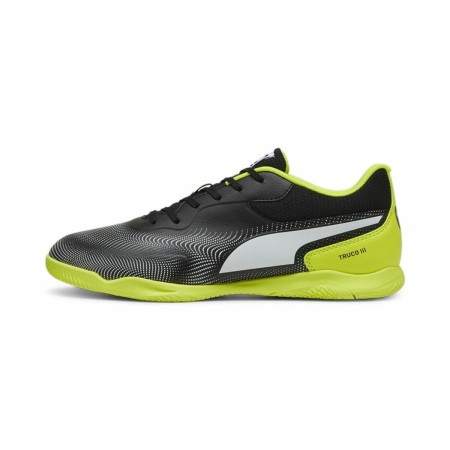 Zapatillas de Fútbol Sala para Adultos Puma Truco II Amarillo Blanco Negro Unisex