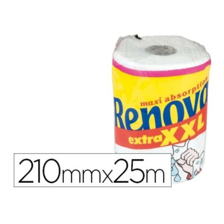 Papel de Cocina Renova Jumbo XXL Blanco 260 g