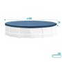Bâches de piscine  Intex 28030E     Bleu Blue marine  (Reconditionné B)