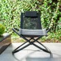 Chaise Longue Pliante à Bascule Orbitale InnovaGoods Rockorb Noir (Reconditionné B)