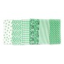 Tissu de cuisine Naturals Patchwork 6 Unités Vert