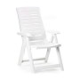 Chaise Pliante IPAE Progarden Blanc Multiposition (Reconditionné C)