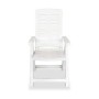 Chaise Pliante IPAE Progarden Blanc Multiposition (Reconditionné C)