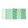 Tissu de cuisine Naturals Patchwork 6 Unités Vert