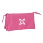 Estuche Escolar Safta Fucsia 22 x 12 x 3 cm