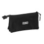 Trousse d'écolier Safta Negro 22 x 12 x 3 cm