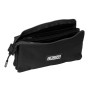 Trousse d'écolier Safta Negro 22 x 12 x 3 cm