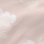 Saco Nórdico sin Relleno HappyFriday Basic Kids Clouds Rosa 105 x 200 cm