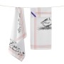 Tissu de cuisine HappyFriday Cua Cua Multicouleur 70 x 50 cm (2 Unités)