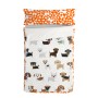 Saco Nórdico con Relleno HappyFriday Mr Fox Dogs Multicolor 90 x 200 cm